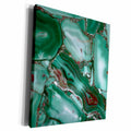 3dRose Art print of Luxury Green Marble Agate Gem Mineral... - Museum Grade Canvas Wrap (cw_275052)