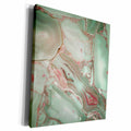 3dRose Image of Luxury Light Green Marble Agate Gem Mineral... - Museum Grade Canvas Wrap (cw_275089)