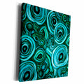 3dRose Image of Trendy Green Malachite Agate Gemstone Pattern - Museum Grade Canvas Wrap (cw_275093)