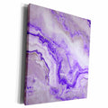 3dRose Image of Chic Trendy Purple Violet Marble Agate... - Museum Grade Canvas Wrap (cw_275196)