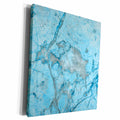 3dRose Image of Luxury Chic Trendy Ice Blue Veins Agate... - Museum Grade Canvas Wrap (cw_275230)