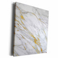 3dRose Image of Chic Trendy Gold Glitter Veins Marble Agate... - Museum Grade Canvas Wrap (cw_275231)