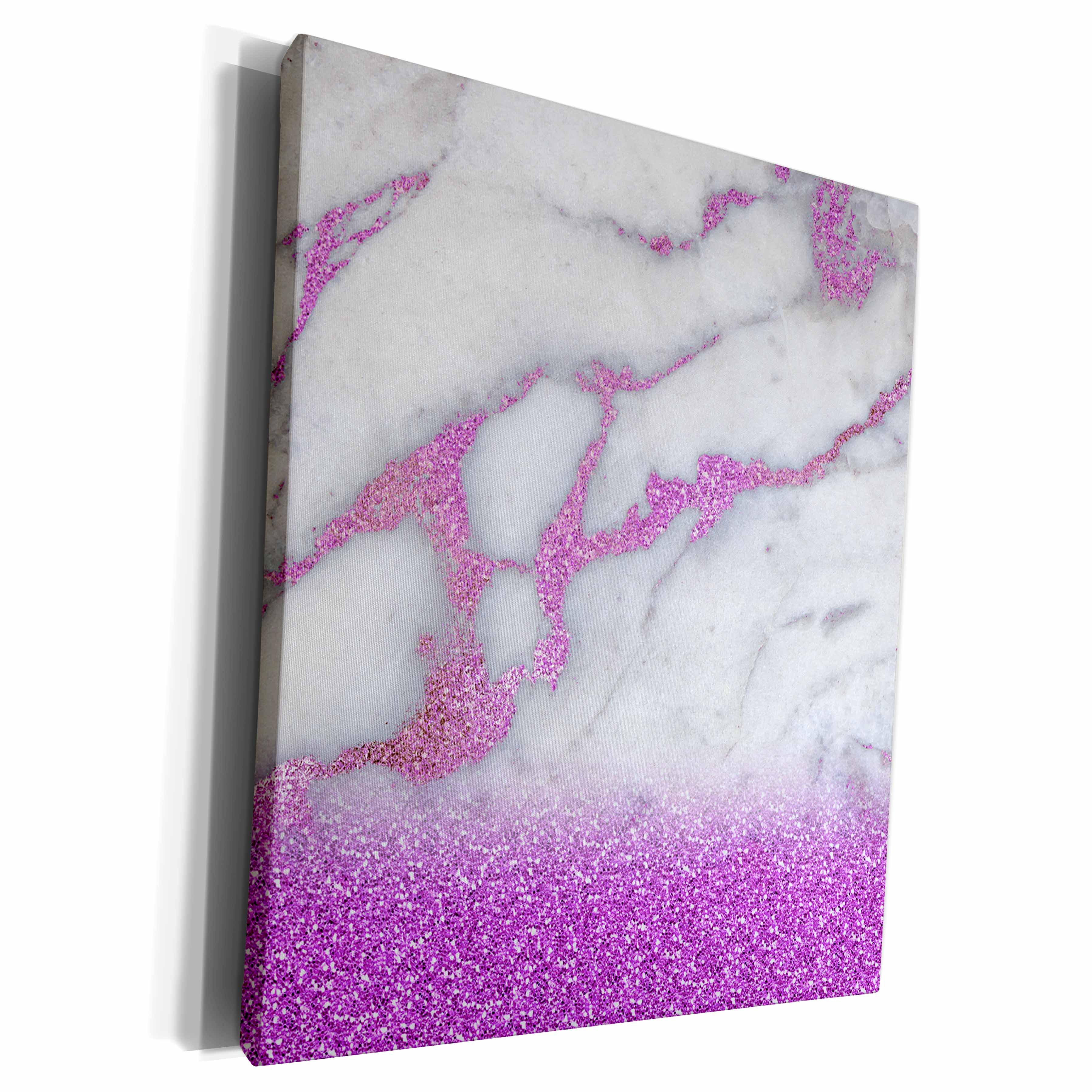 3dRose Image of Trendy Purple Ultra-Violet Agate Geode Rock... - Museum Grade Canvas Wrap (cw_275524)