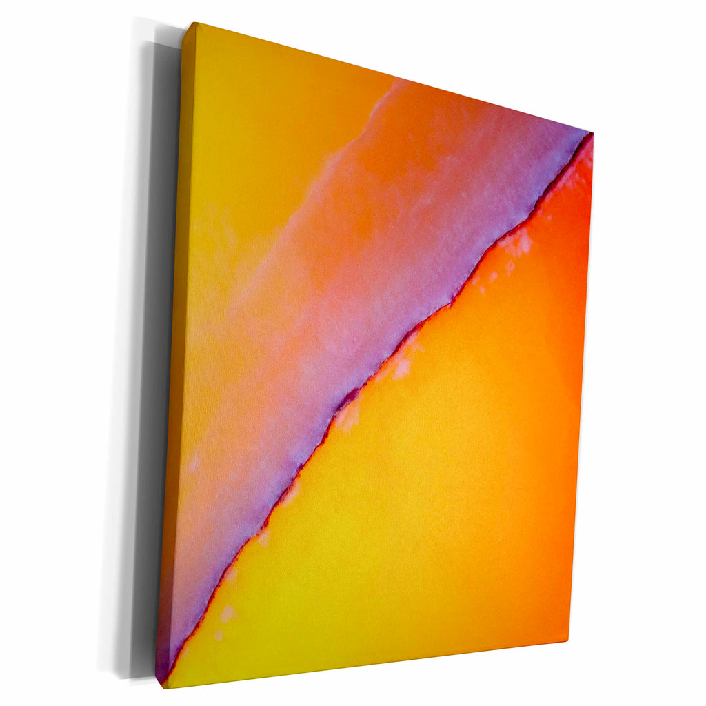 3dRose USA, New Mexico, Sant Fe, Agate Close up, Macro - Museum Grade Canvas Wrap (cw_279249)