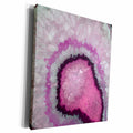 3dRose Pink and White Image Of Crystal Agate - Museum Grade Canvas Wrap (cw_340221)