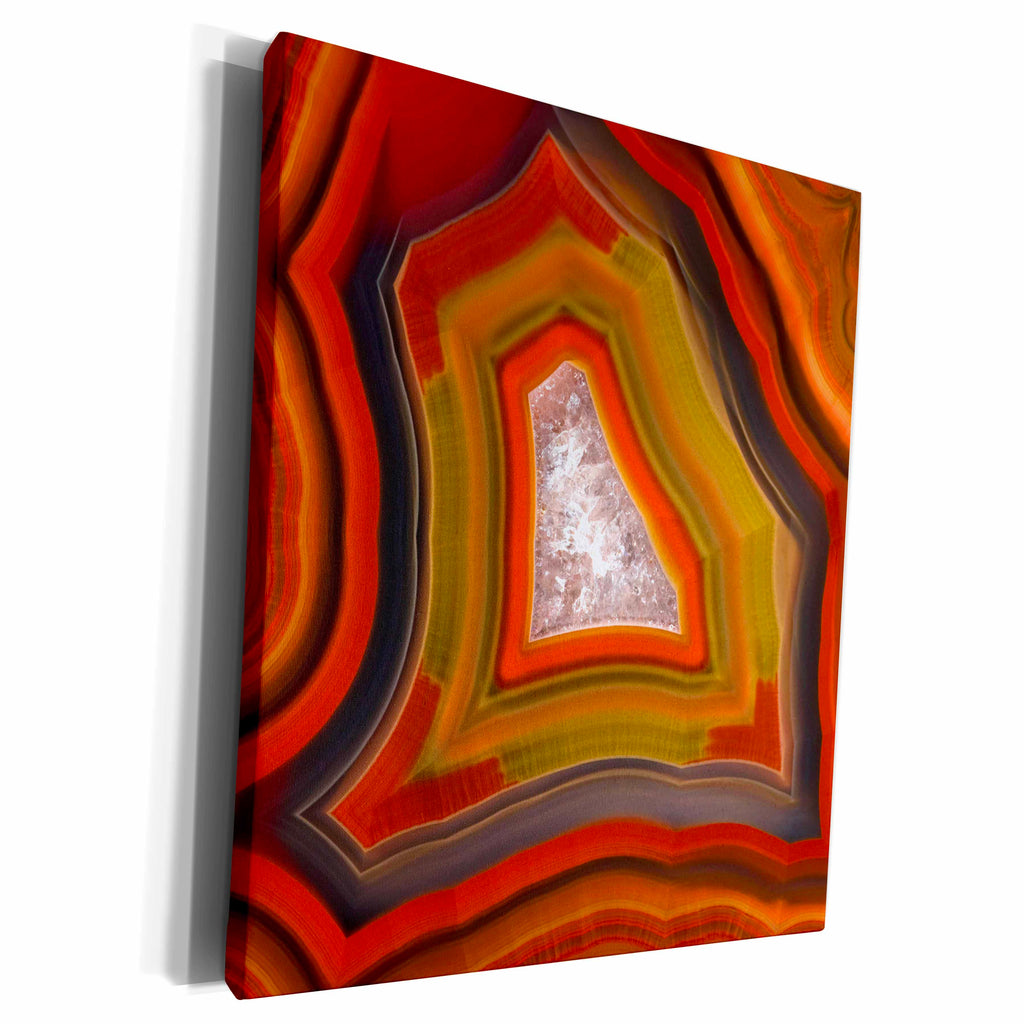 3dRose Argentina. Condor Agate stone pattern - SA01 BJA0045 -... - Museum Grade Canvas Wrap (cw_85211)