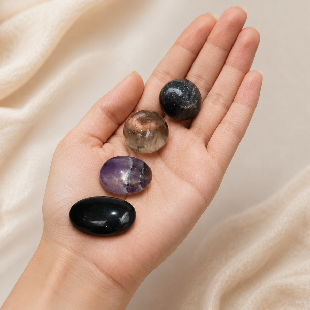 CAPRICORN Zodiac Crystal Kit, Capricorn Birthstones Tumbled Stone Set, Capricorn Gifts