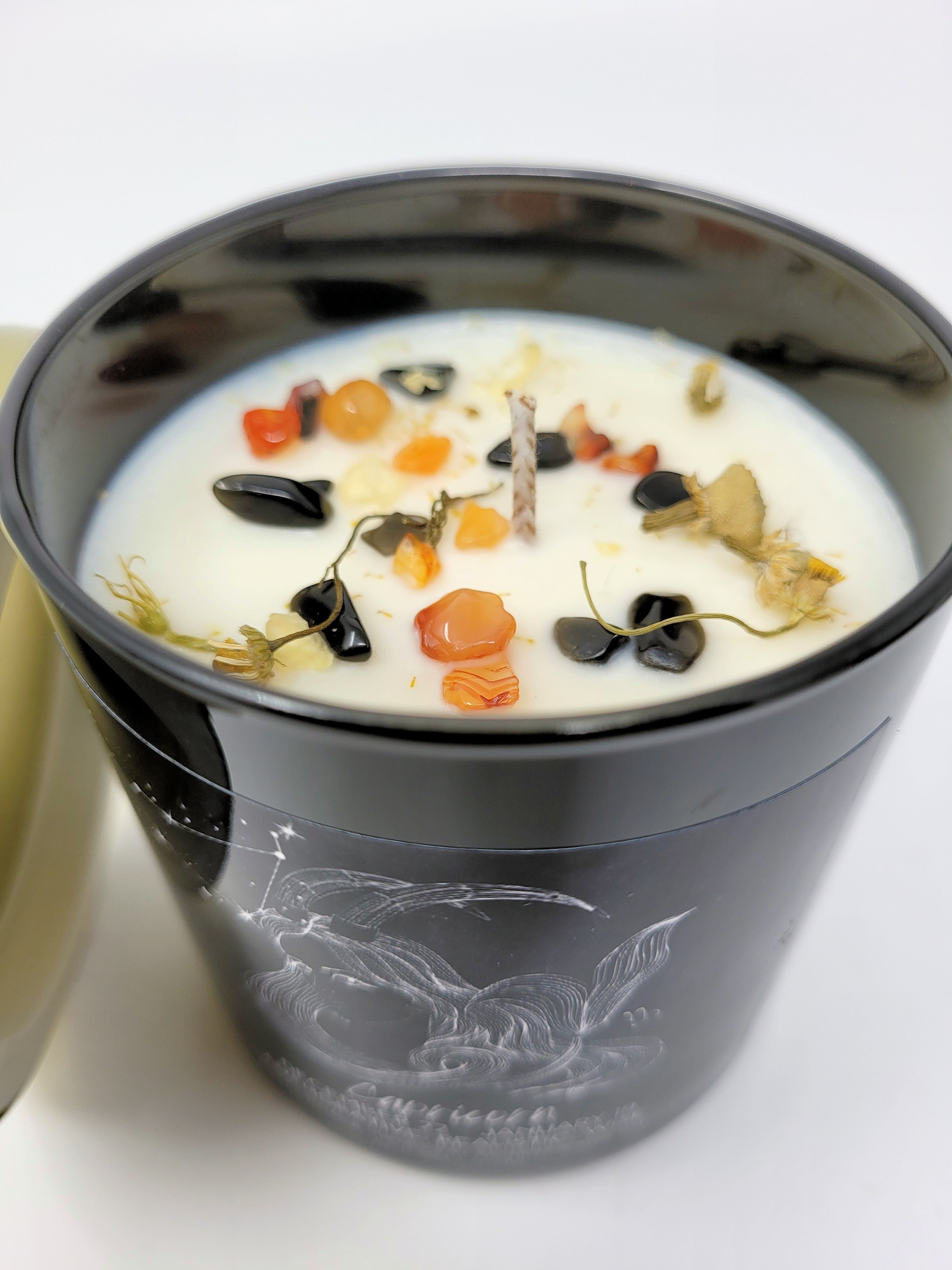 The Zodiac Goddess Line- Scented Crystal Candles | Candle | Wiccan Center