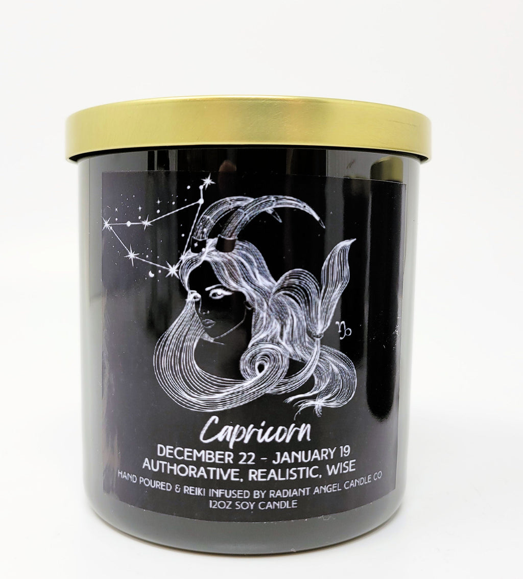 The Zodiac Goddess Line- Scented Crystal Candles | Candle | Wiccan Center