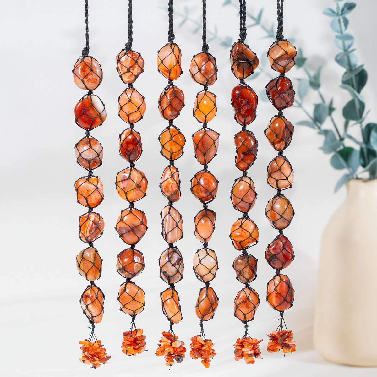 Carnelian Crystal Hanger, Car Accessories (Courage and Manifestation) | | Wiccan Center