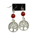 Tree of Life Earring - Carnelian | Earring | Wiccan Center