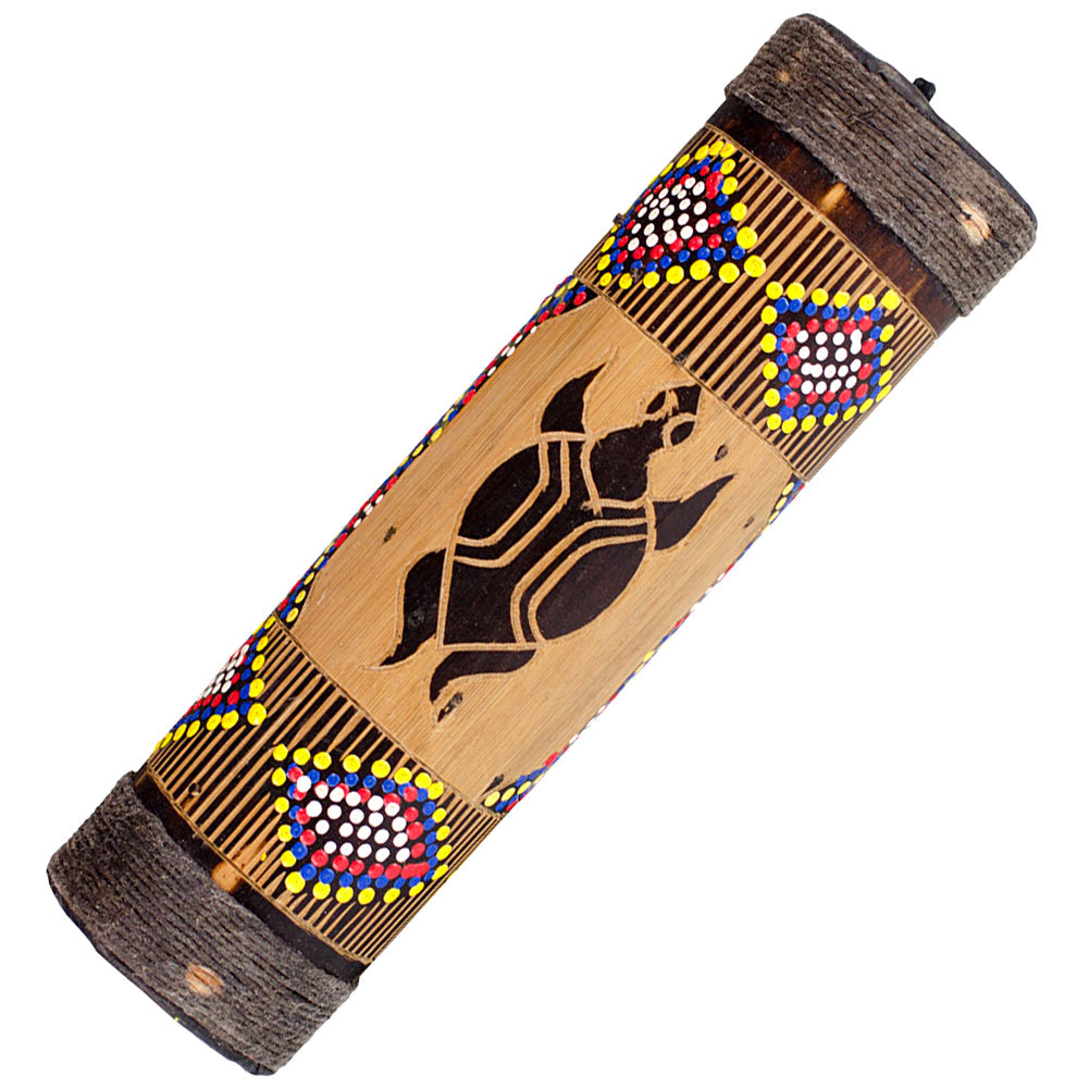 Small Carved Rainstick - Turtle | Rainstick | Wiccan Center