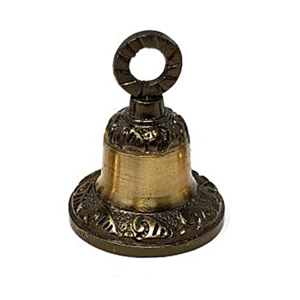 Carved Metal Bell 2" | Altar Bell | Wiccan Center