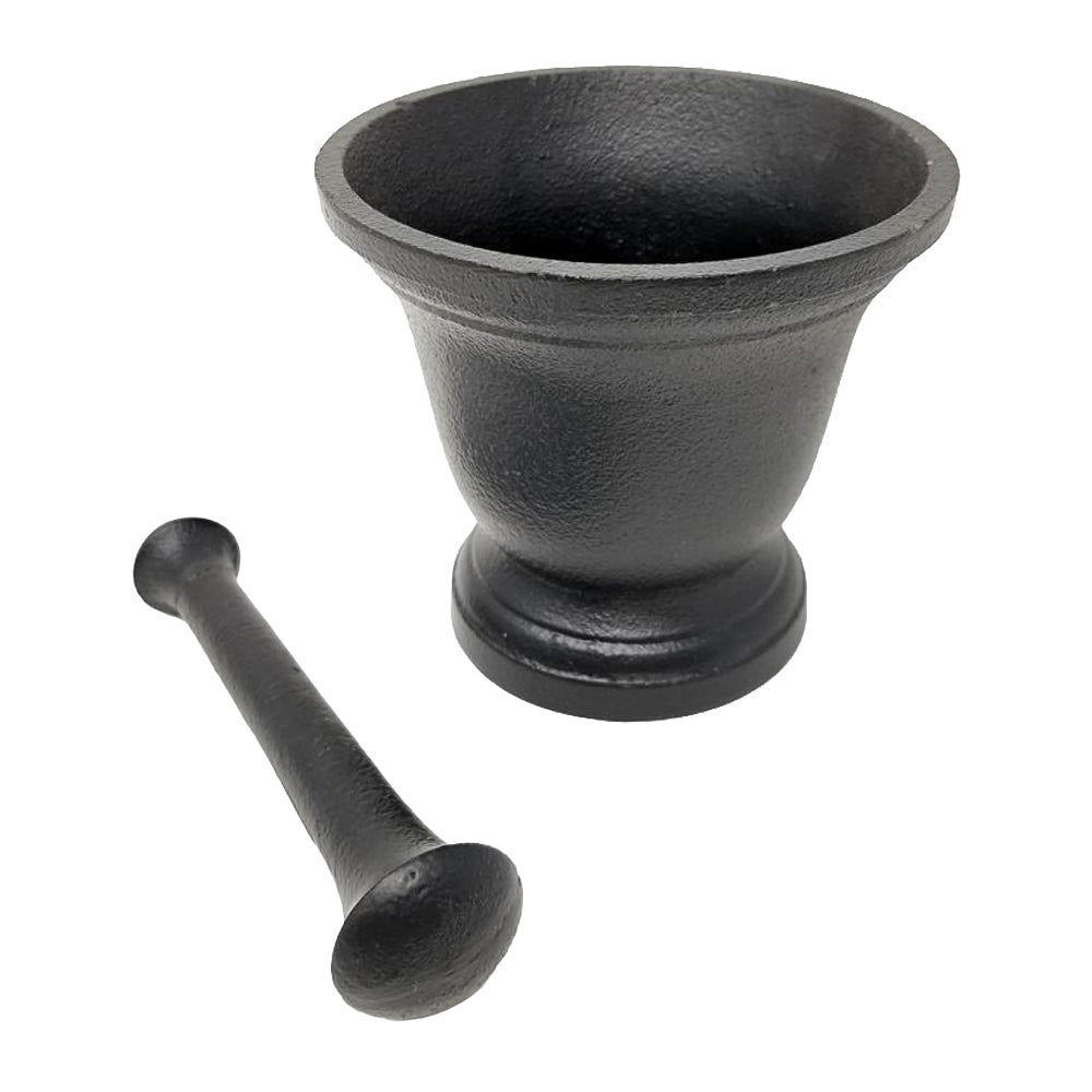 Cast Iron Mortar and Pestle 4-1/4"