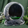 Cat on Moon Mirror | | Wiccan Center
