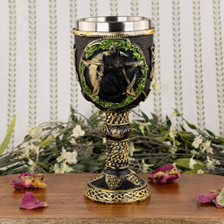 Cat Pentagram Goblet | Religious Items | Wiccan Center