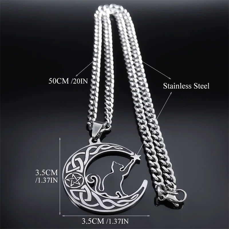 Celtic Moon Design Necklaces | necklace | Wiccan Center