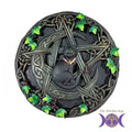Cat and Pentagram Wall Plaque | Mirror | Wiccan Center