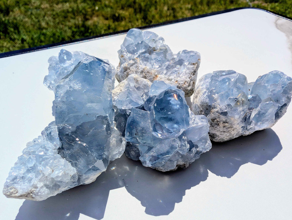 Celestite Clusters | | Wiccan Center