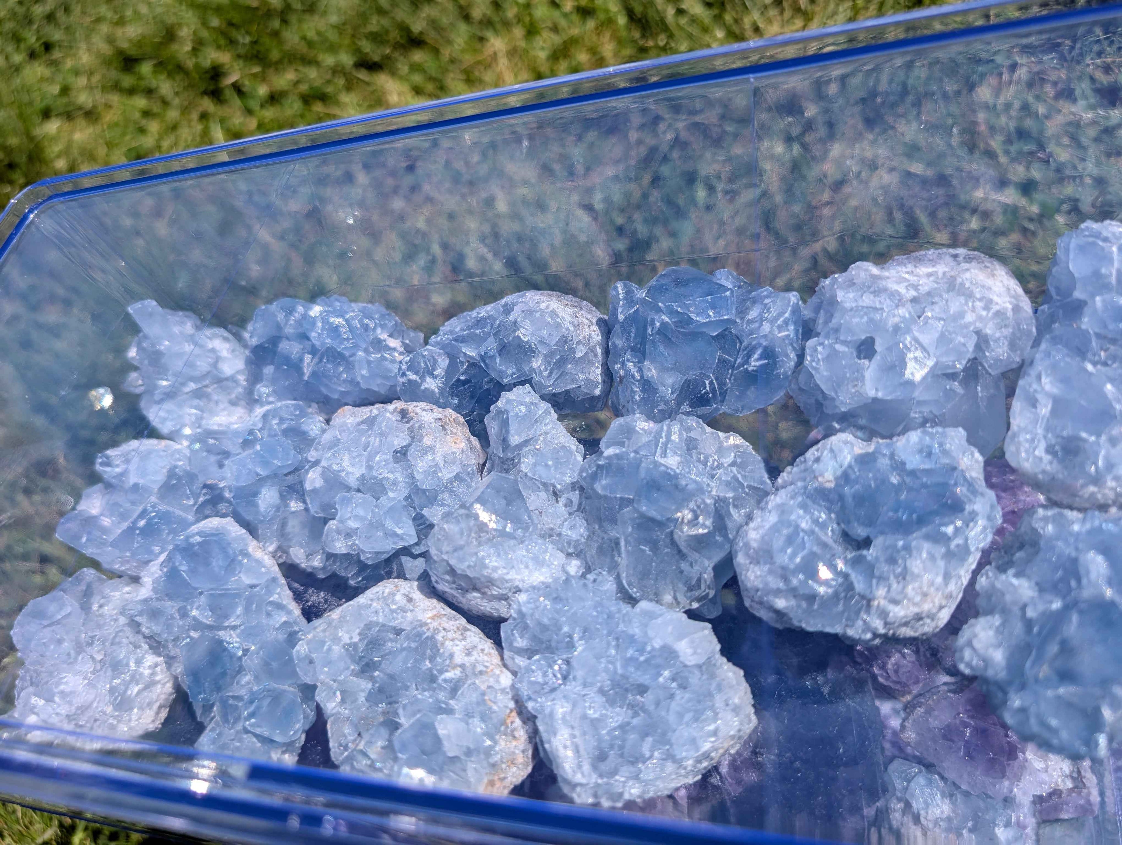 Celestite Clusters | | Wiccan Center