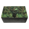 Celtic Cross with Dragon Wooden Box 4" x 6" | wood box | Wiccan Center