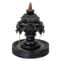 Celtic Triple Dragon Head Polyresin Backflow Incense Burner | Incense Burner | Wiccan Center