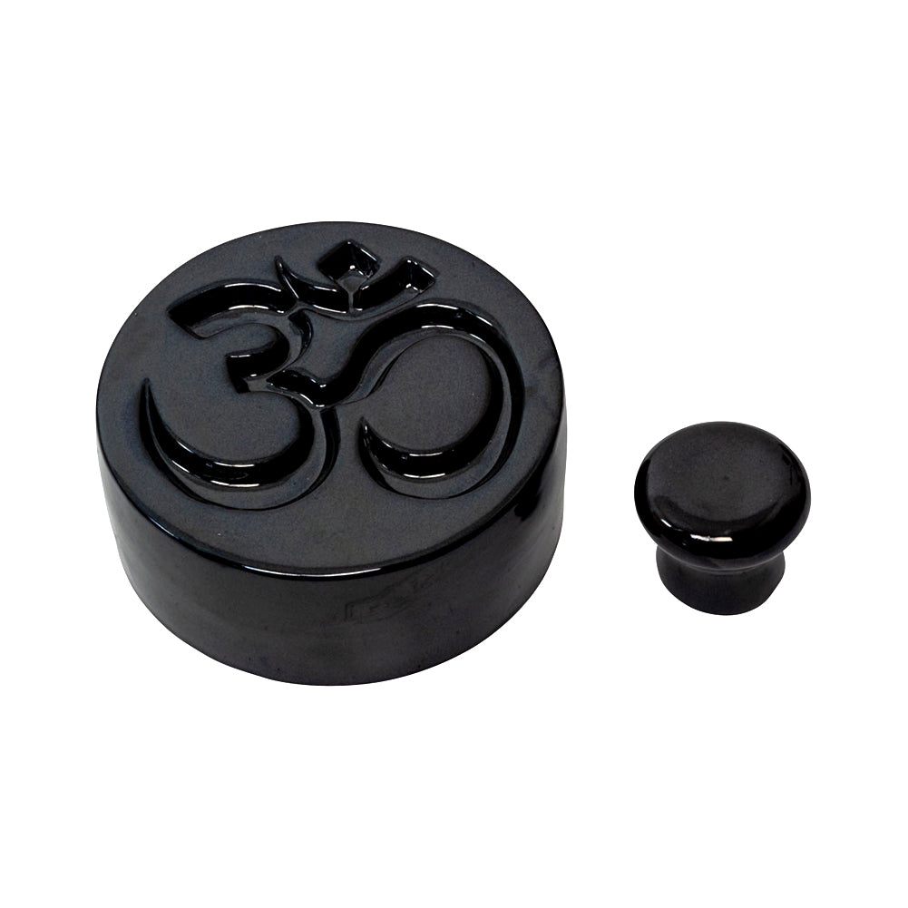 Ceramic Powder Incense Burner - Om | Incense Burner | Wiccan Center