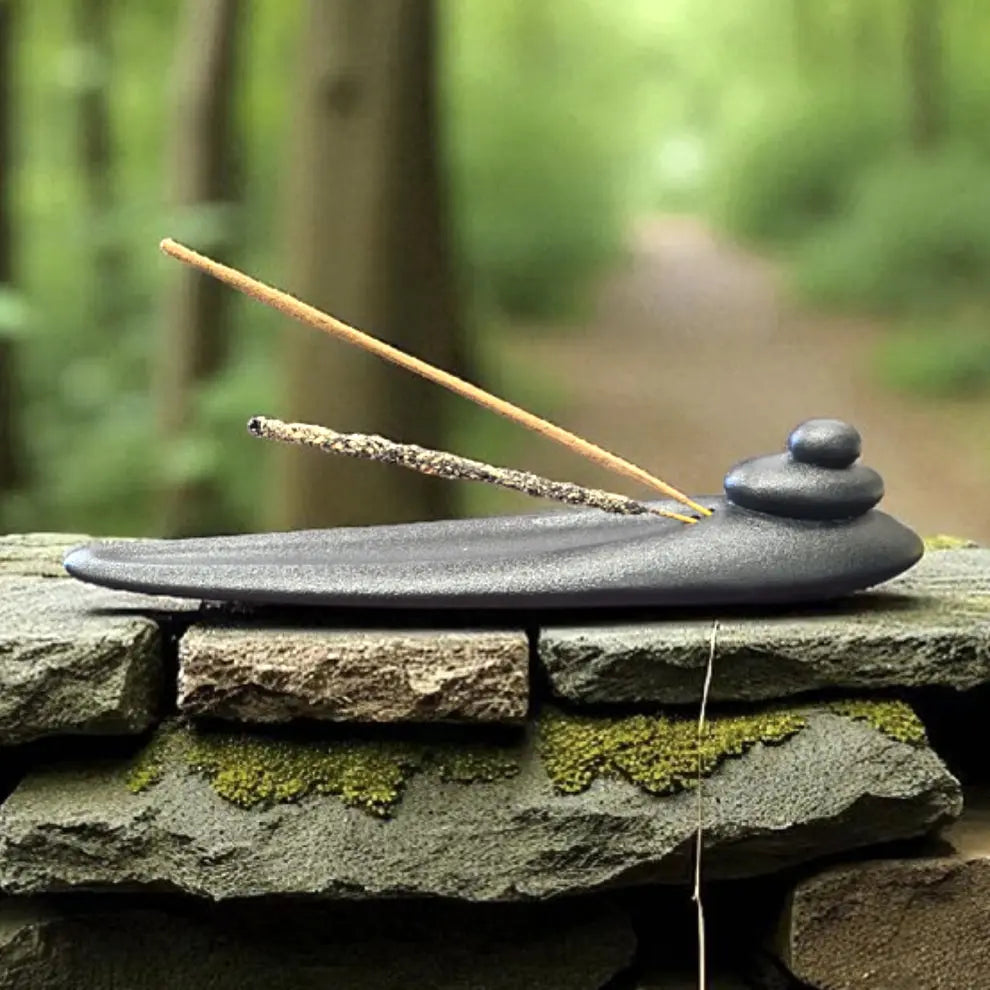 Ceramic Spa-Style Incense Burner | Incense Holder | Wiccan Center