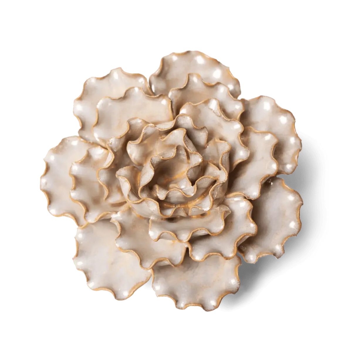 Ceramic Flower Wall Art Lettuce Pearl 6: Sea Lettuce Large Pearl | Object | Wiccan Center