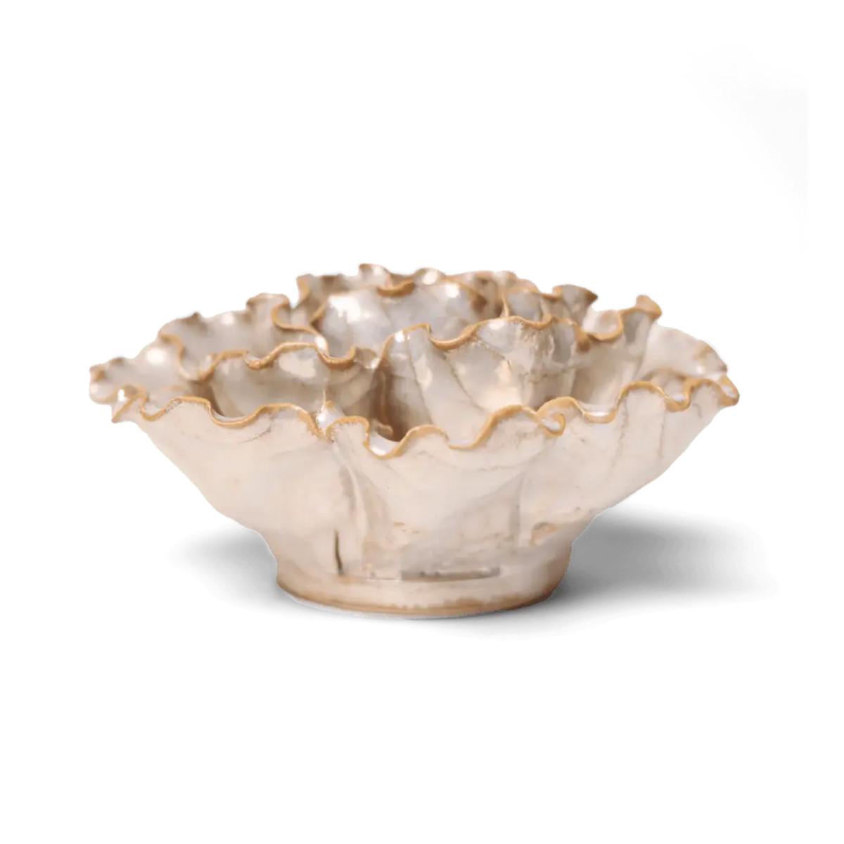 Ceramic Flower Wall Art Lettuce Pearl 6: Sea Lettuce Large Pearl | Object | Wiccan Center