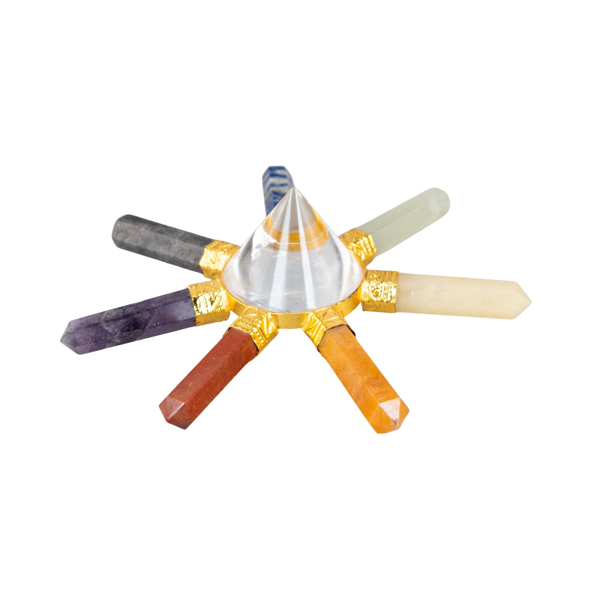 7 Chakra Crystal Point Energy Generator