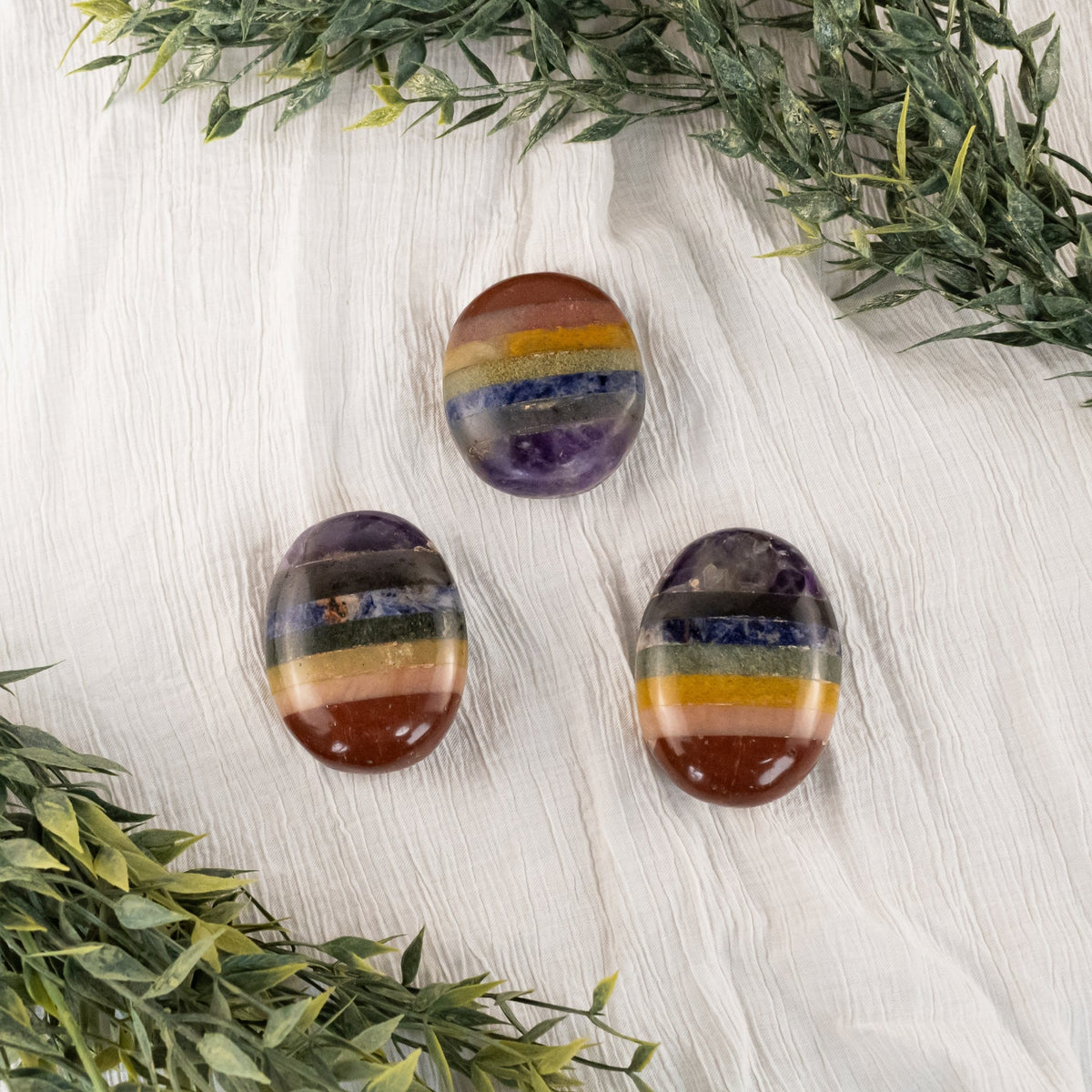Chakra Large Palm Stone | Crystals | Wiccan Center