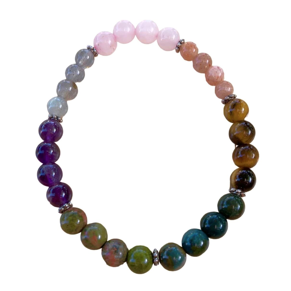 Chakra Alchemy Bracelet 6 mm Round Beads | | Wiccan Center