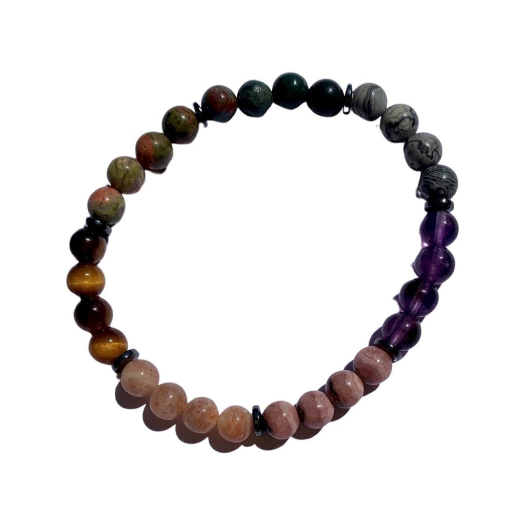 Chakra Alchemy Bracelet 6 mm Round Beads | | Wiccan Center