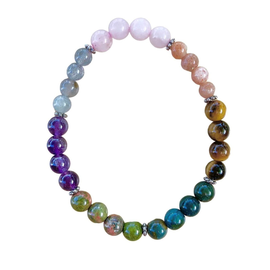 Chakra Alchemy Bracelet 6 mm Round Beads | | Wiccan Center