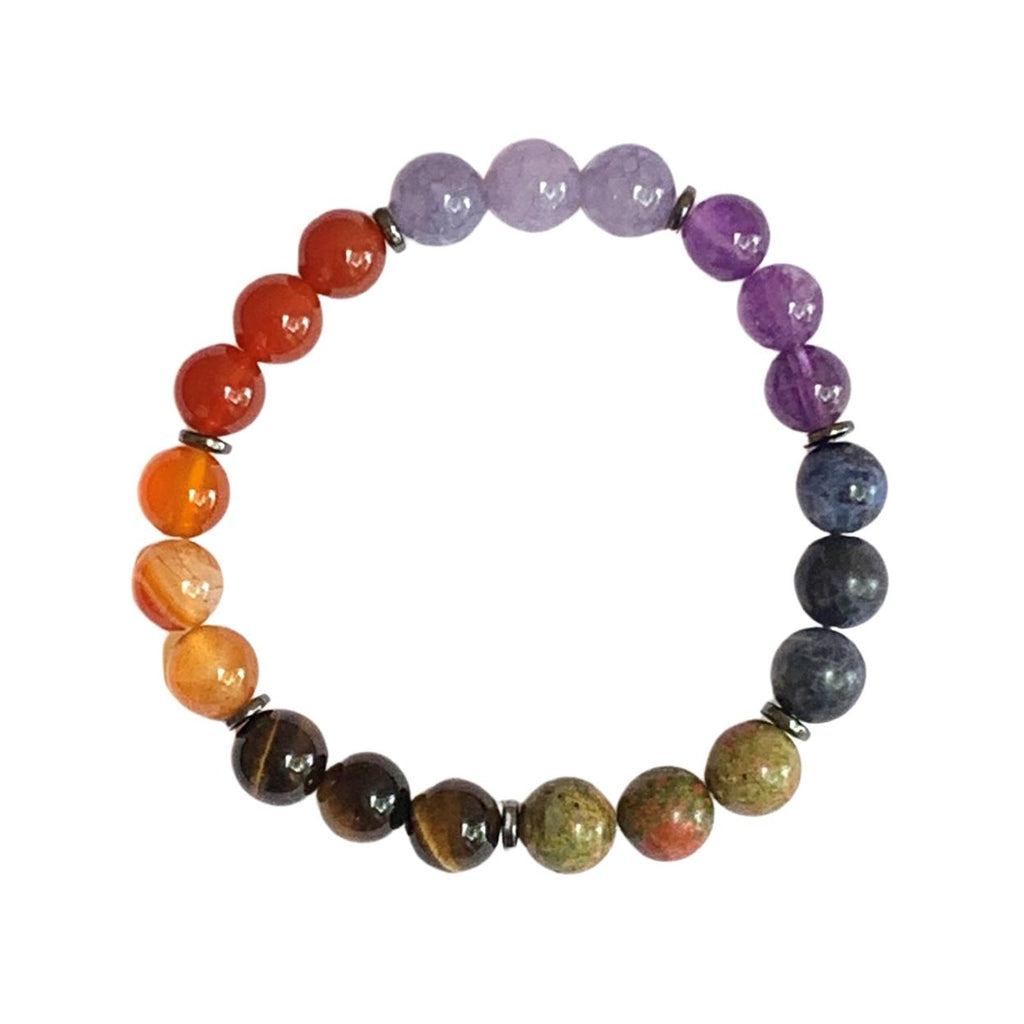 Chakra Alchemy Bracelet 8 mm Round Beads | | Wiccan Center