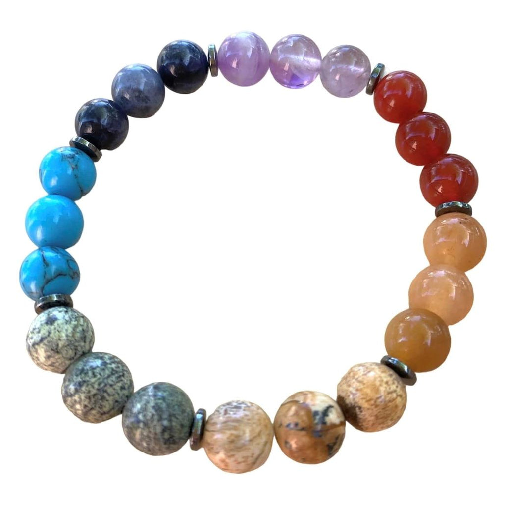 Chakra Alchemy Bracelet 8 mm Round Beads | | Wiccan Center