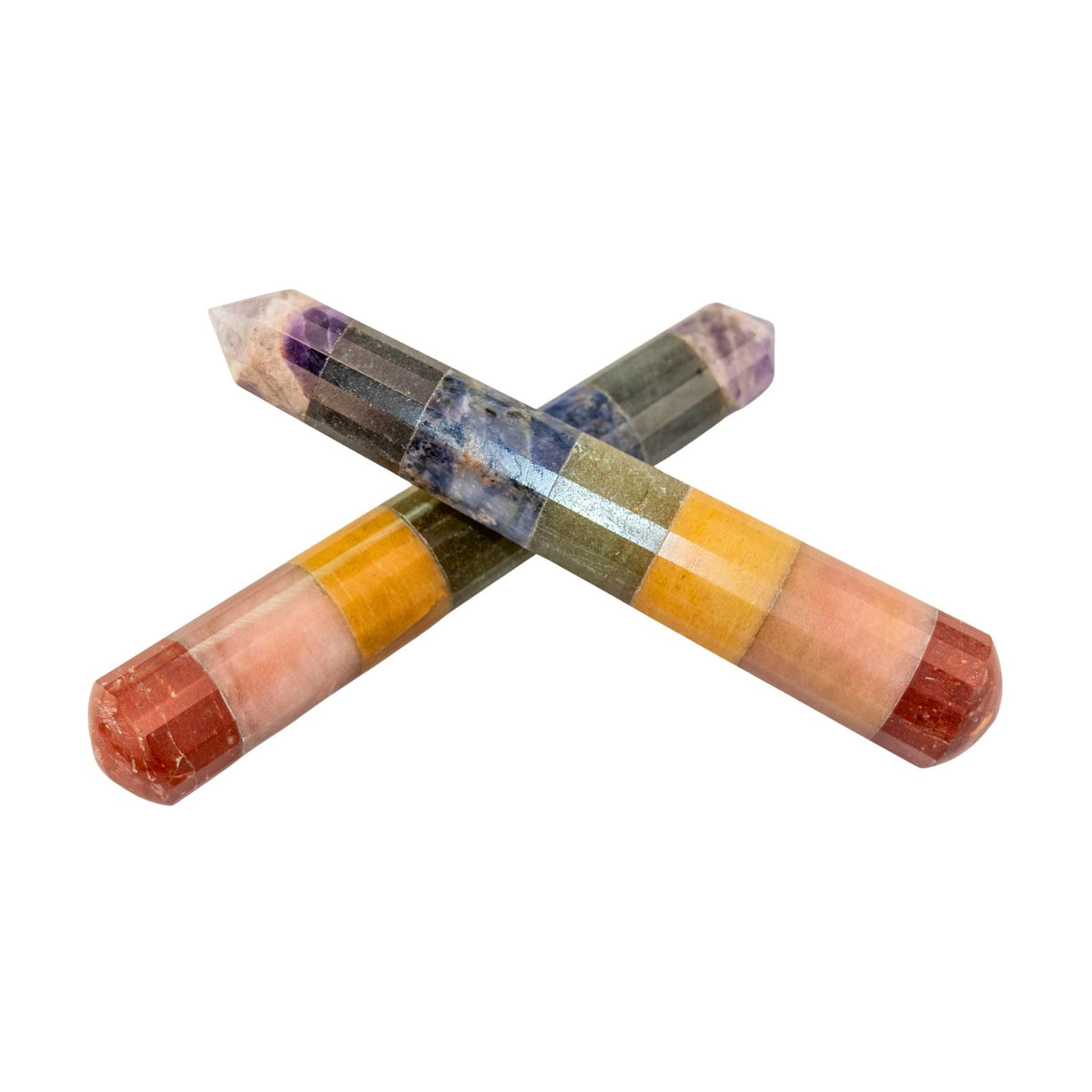 7 Chakra Faceted Wand | Religious Items | Wiccan Center