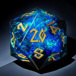 Chaos Bolt Resin 30mm D20 | Resin | Wiccan Center