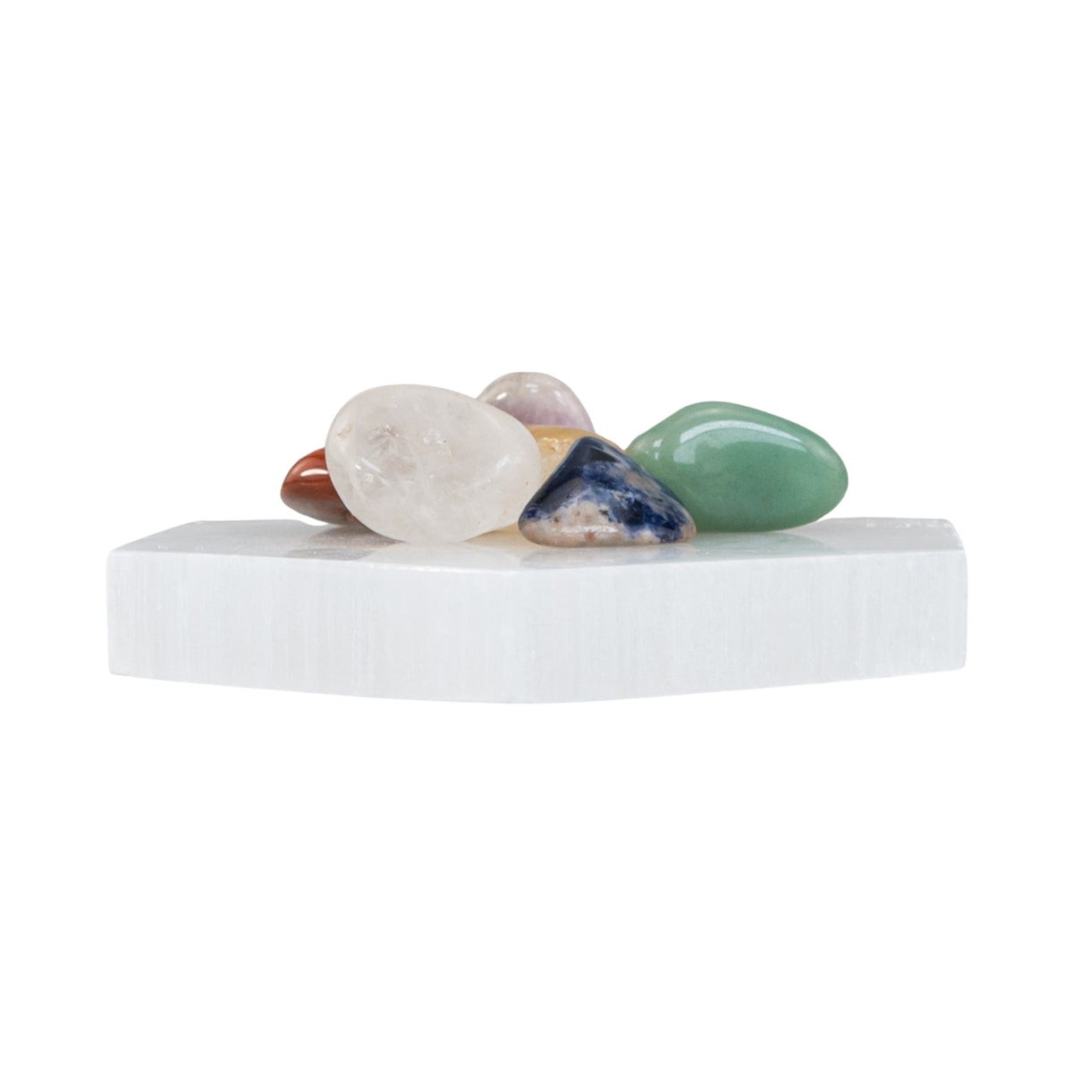 Chakra Stone Set With Hexagon Charging Plate | Religious Altars | Wiccan Center