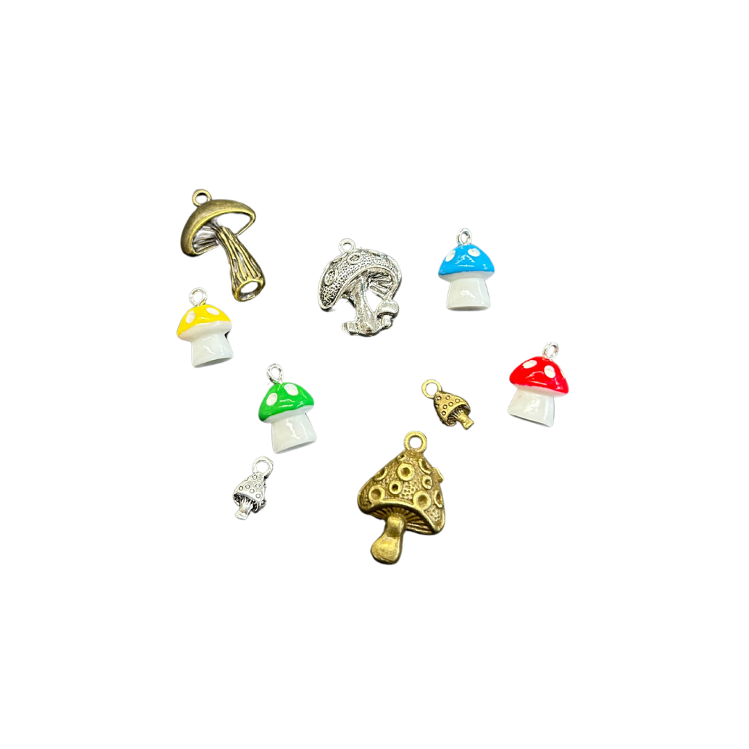 Charm - Mushroom (2 Pack) | charms | Wiccan Center