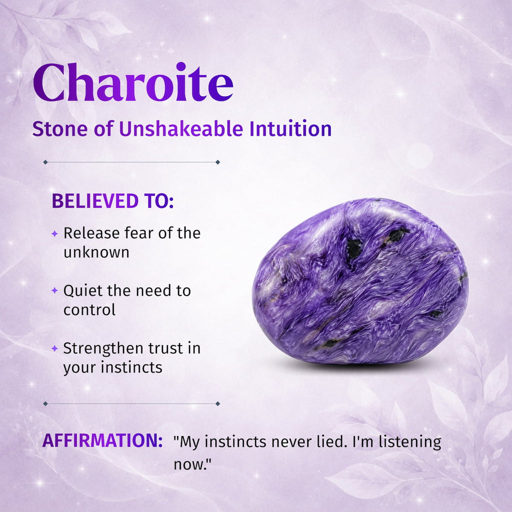 Unshakeable Intuition - Rare Siberian Charoite Bracelet | Bracelet | Wiccan Center