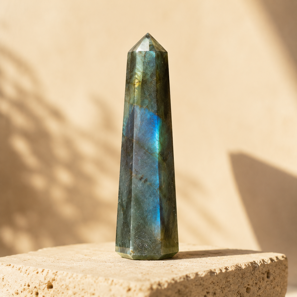 Labradorite Tower Point ( Intuition and Spiritual Enlightenment)