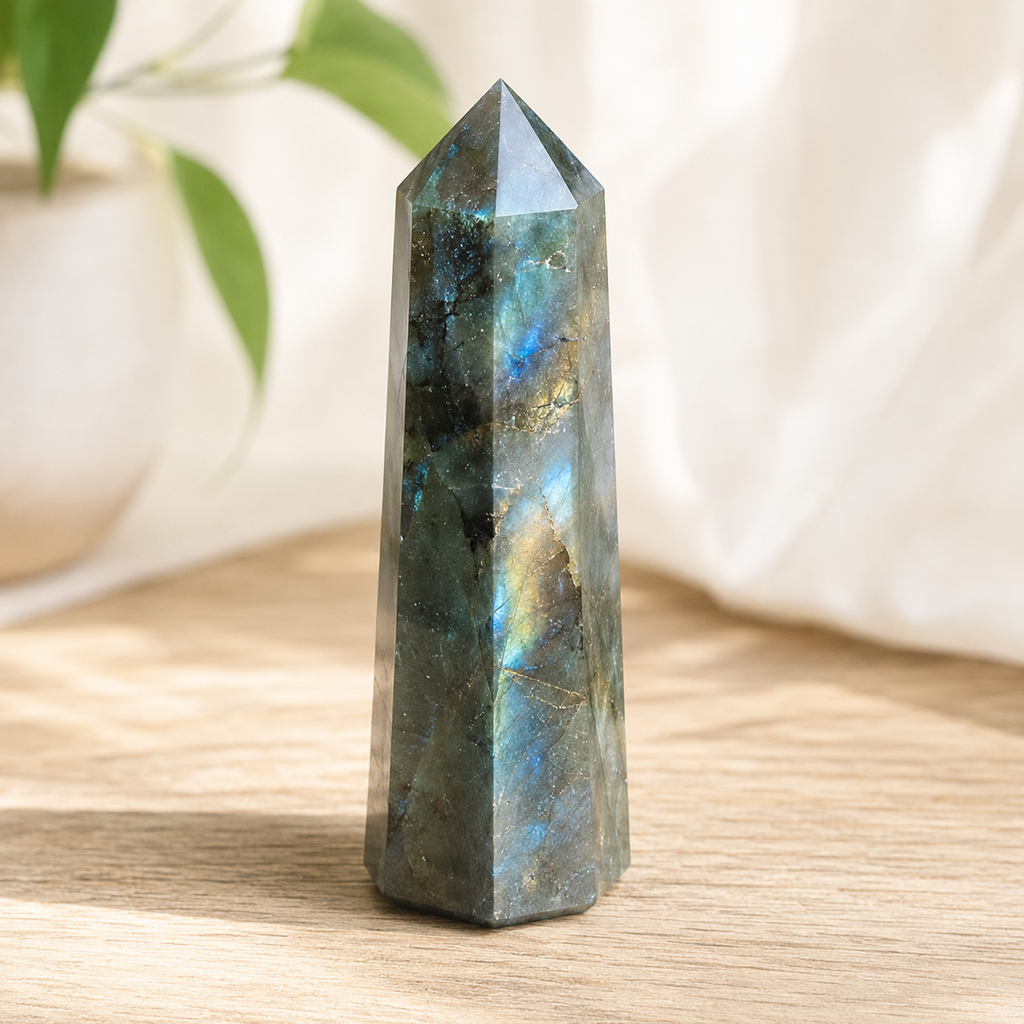Labradorite Tower Point ( Intuition and Spiritual Enlightenment)