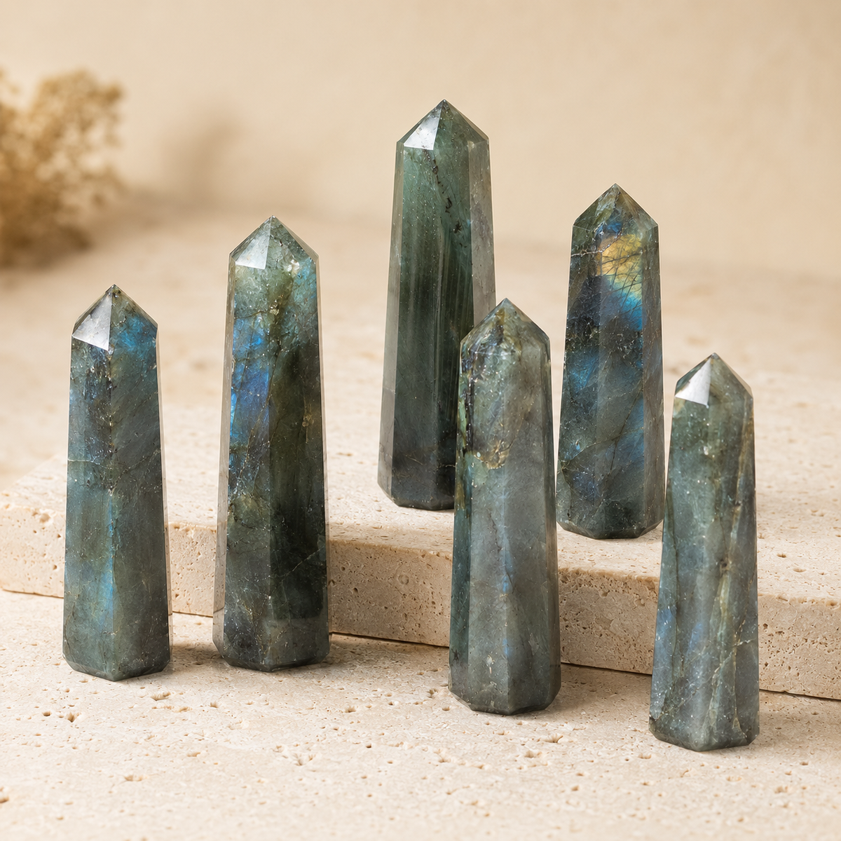 Labradorite Tower Point ( Intuition and Spiritual Enlightenment)