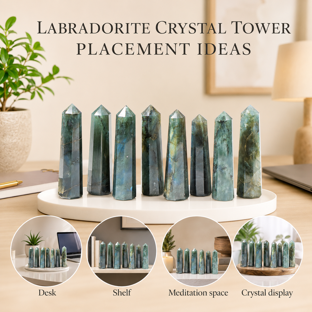 Labradorite Tower Point ( Intuition and Spiritual Enlightenment)