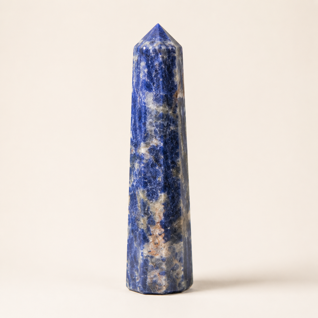 Sodalite Tower Point (Self-Esteem and Self-Acceptance) | Obelisks & Pencils | Wiccan Center