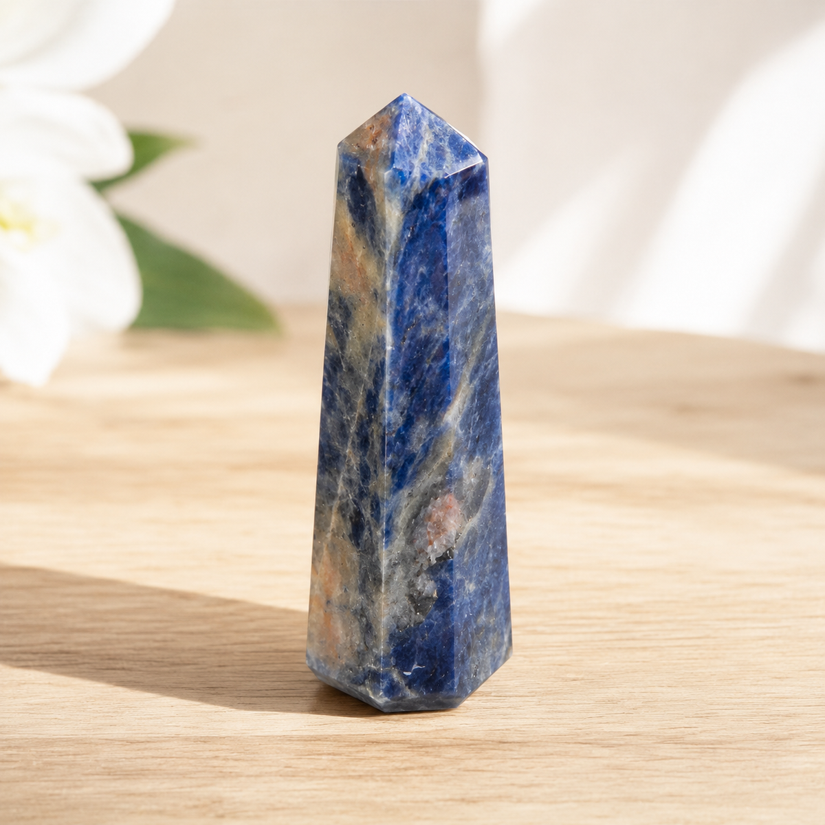 Sodalite Tower Point (Self-Esteem and Self-Acceptance) | Obelisks & Pencils | Wiccan Center