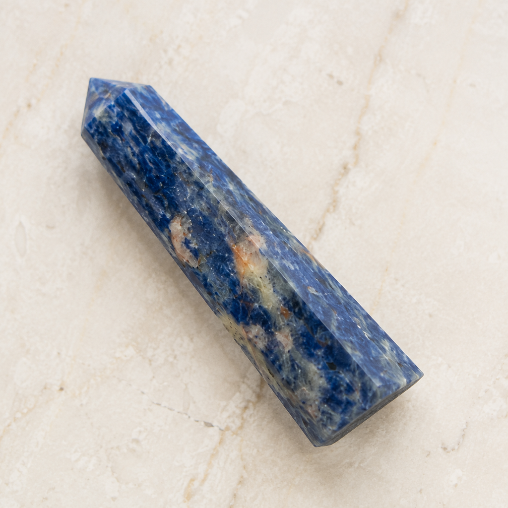 Sodalite Tower Point (Self-Esteem and Self-Acceptance) | Obelisks & Pencils | Wiccan Center