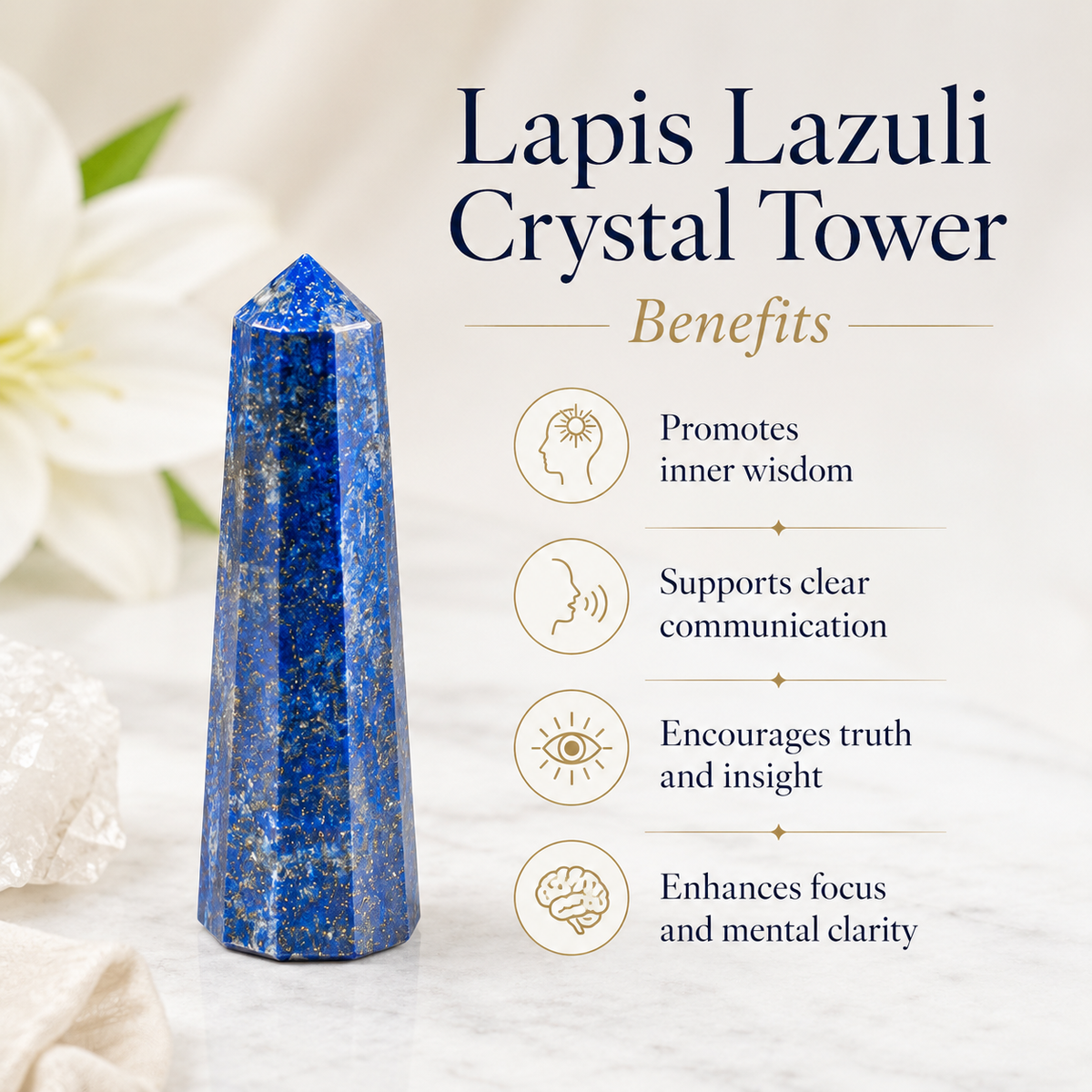 Lapis Lazuli Tower Point (Wisdom and Communication)